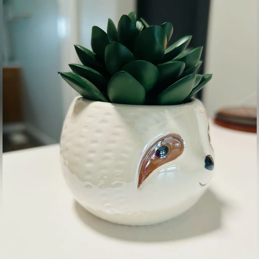 Sloth Faux Succulent Plant